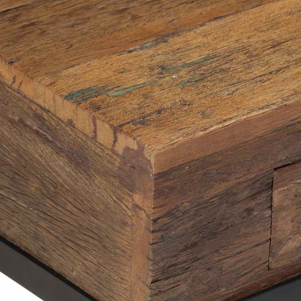 tv-bord 110x30x46 cm massivt genbrugstræ