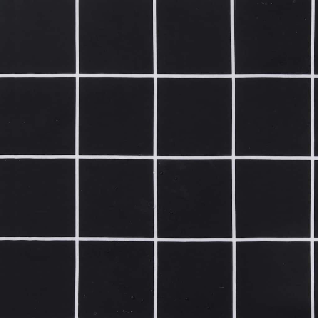 Scatter Puder 4 stk. Polyesterstof Sort Tjek 50 x 50 cm