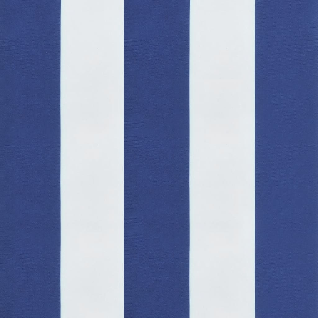 pyntepuder 4 stk. 60x60 cm stof striber blå og hvid