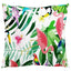 pyntepuder 4 stk. 60x60 cm stof flerfarvet