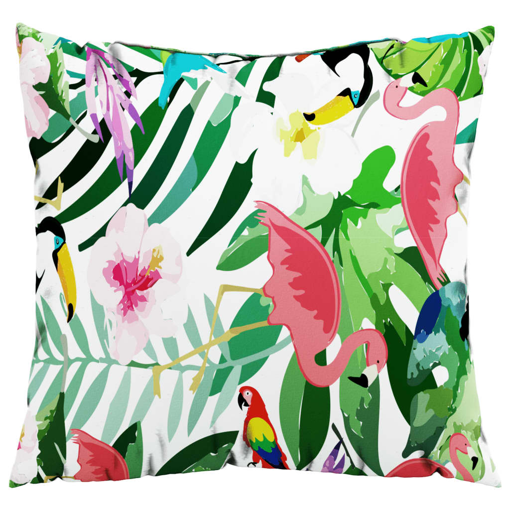 pyntepuder 4 stk. 60x60 cm stof flerfarvet