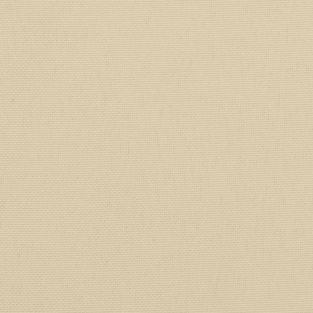 pallehynde 50x50x12 cm stof beige