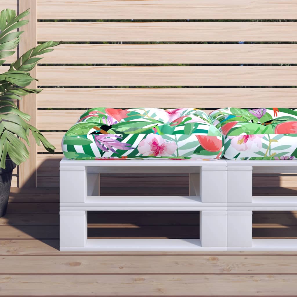 pallehynde 50x50x12 cm stof flerfarvet