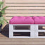 pallehynde 50x50x12 cm stof pink