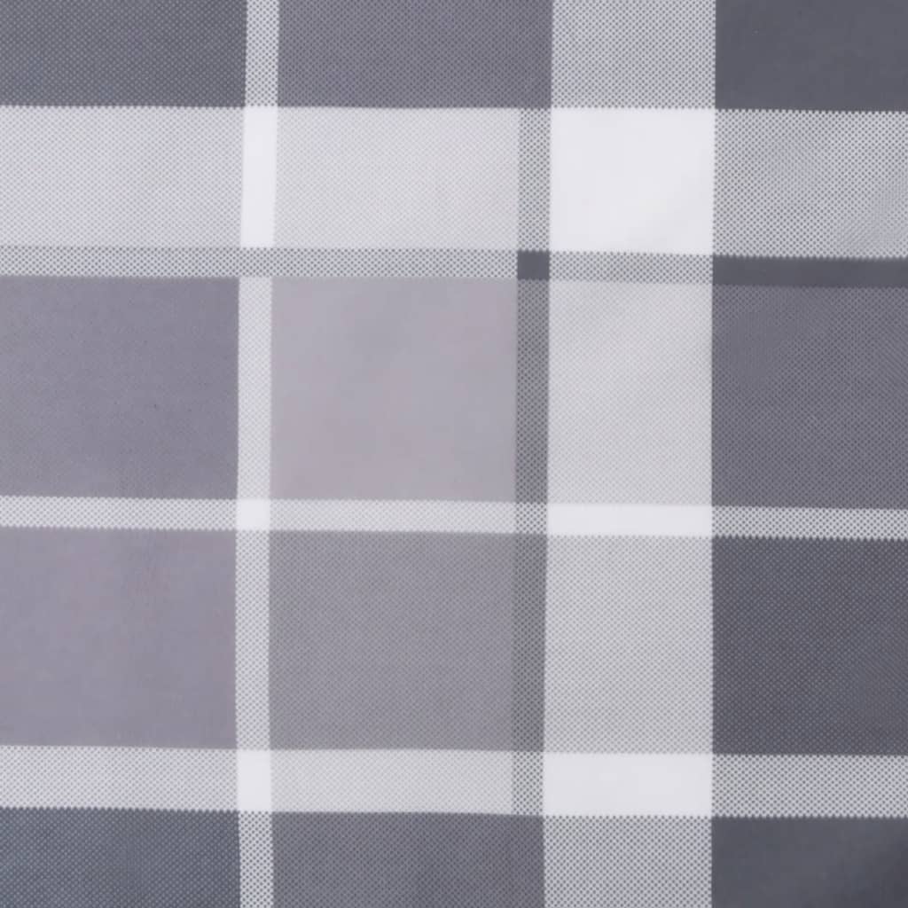 pallehynde 60x60x12 cm stof gråternet
