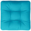 pallehynde 60x60x12 cm stof turkis