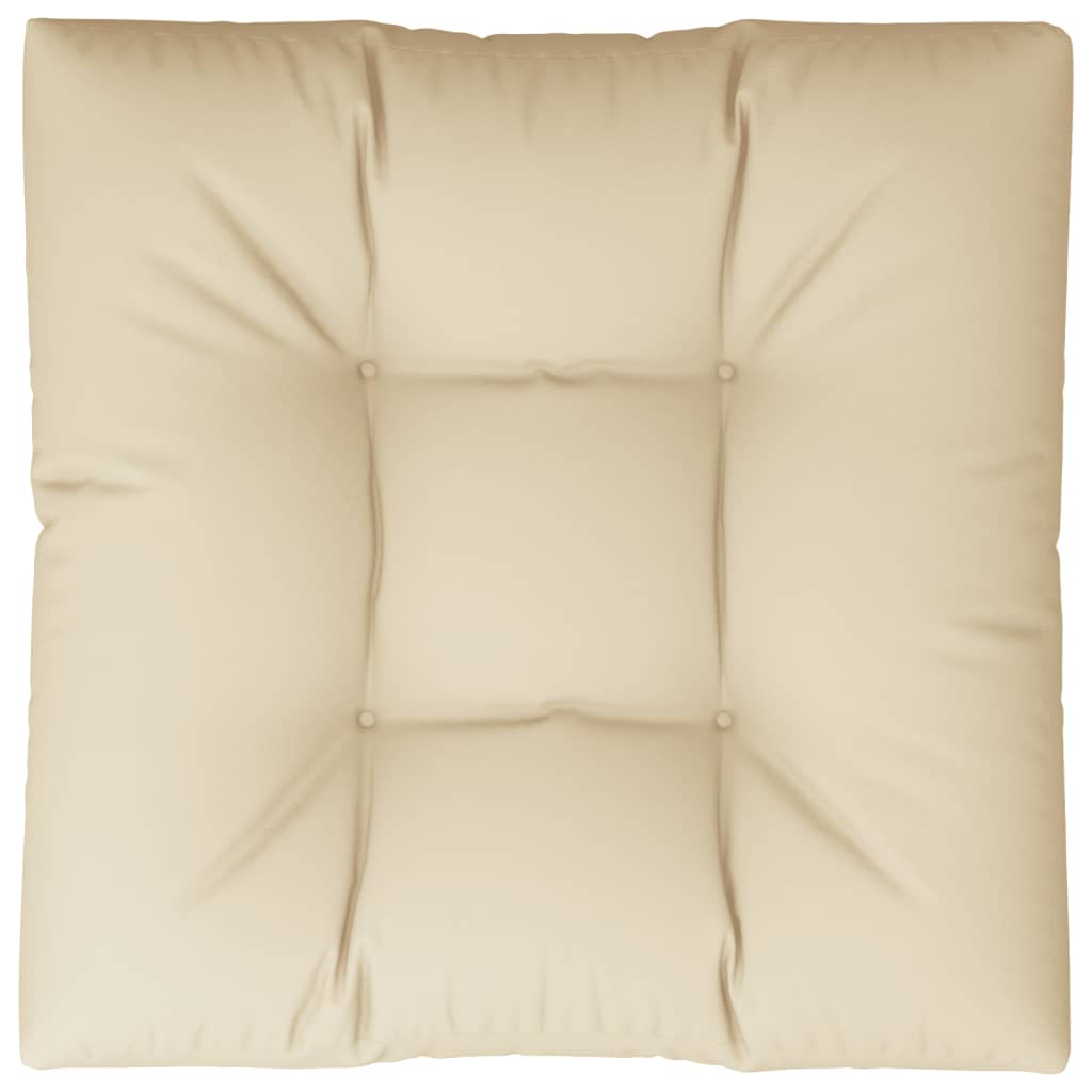 pallehynde 70x70x12 cm beige