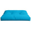 pallehynde 70x70x12 cm stof blå