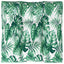 hynde til pallesofa 70x70x12 cm bladmønster