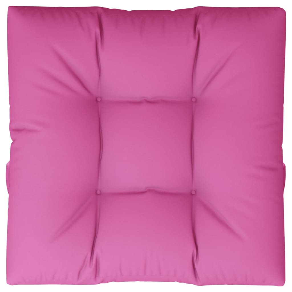pallehynde 70x70x12 cm stof pink