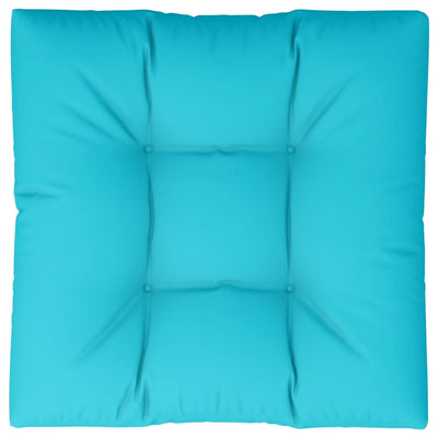 pallehynde 70x70x12 cm stof turkis