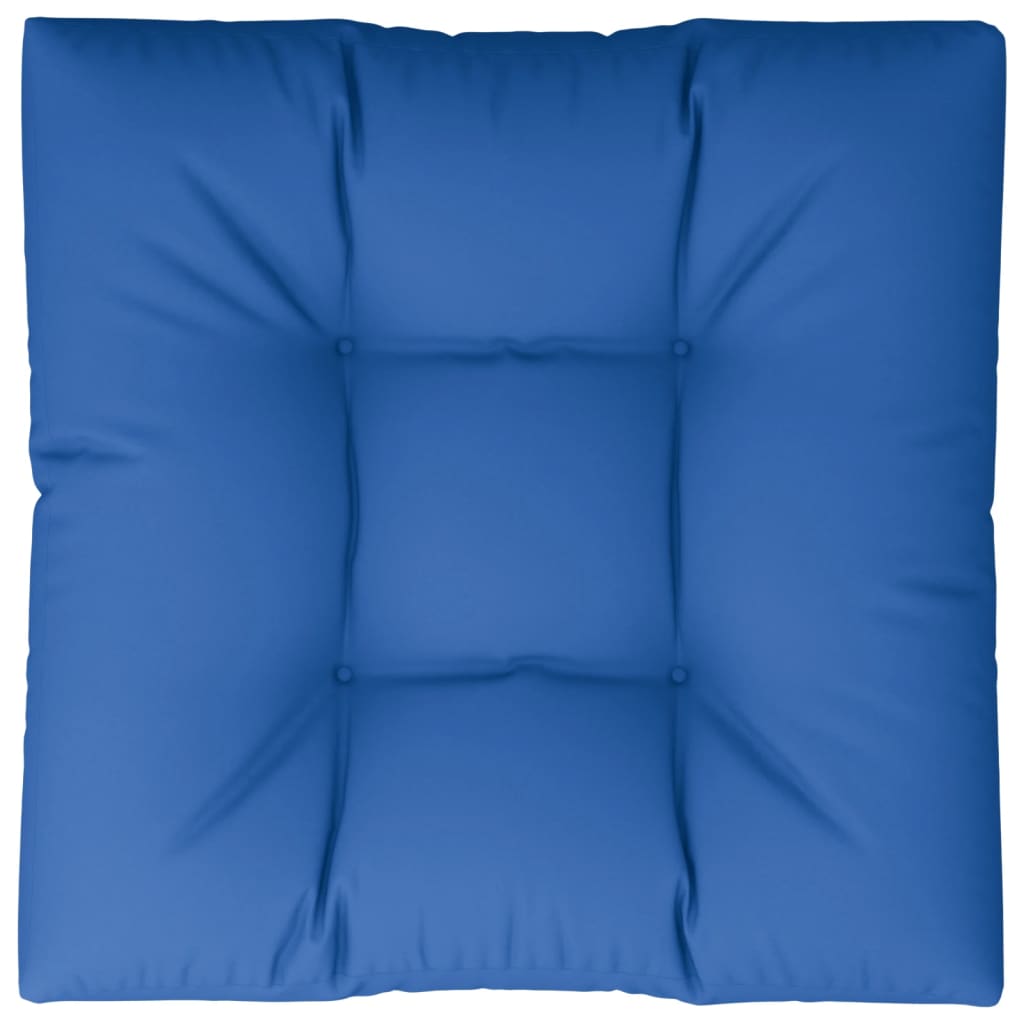 pallehynde 80x80x12 cm stof kongeblå