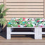 pallehynde 80x80x12 cm stof flerfarvet