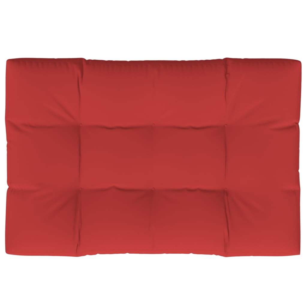 pallehynde 120x80x12 cm stof rød