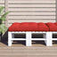 pallehynde 120x80x12 cm stof rød