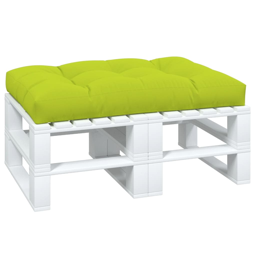 pallehynde 120x80x12 cm stof lysegrøn