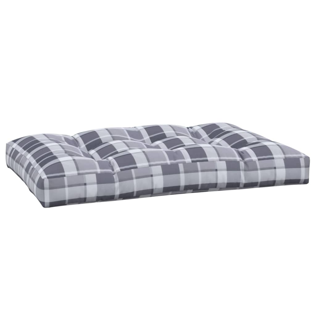 pallehynde 120x80x12 cm stof gråternet