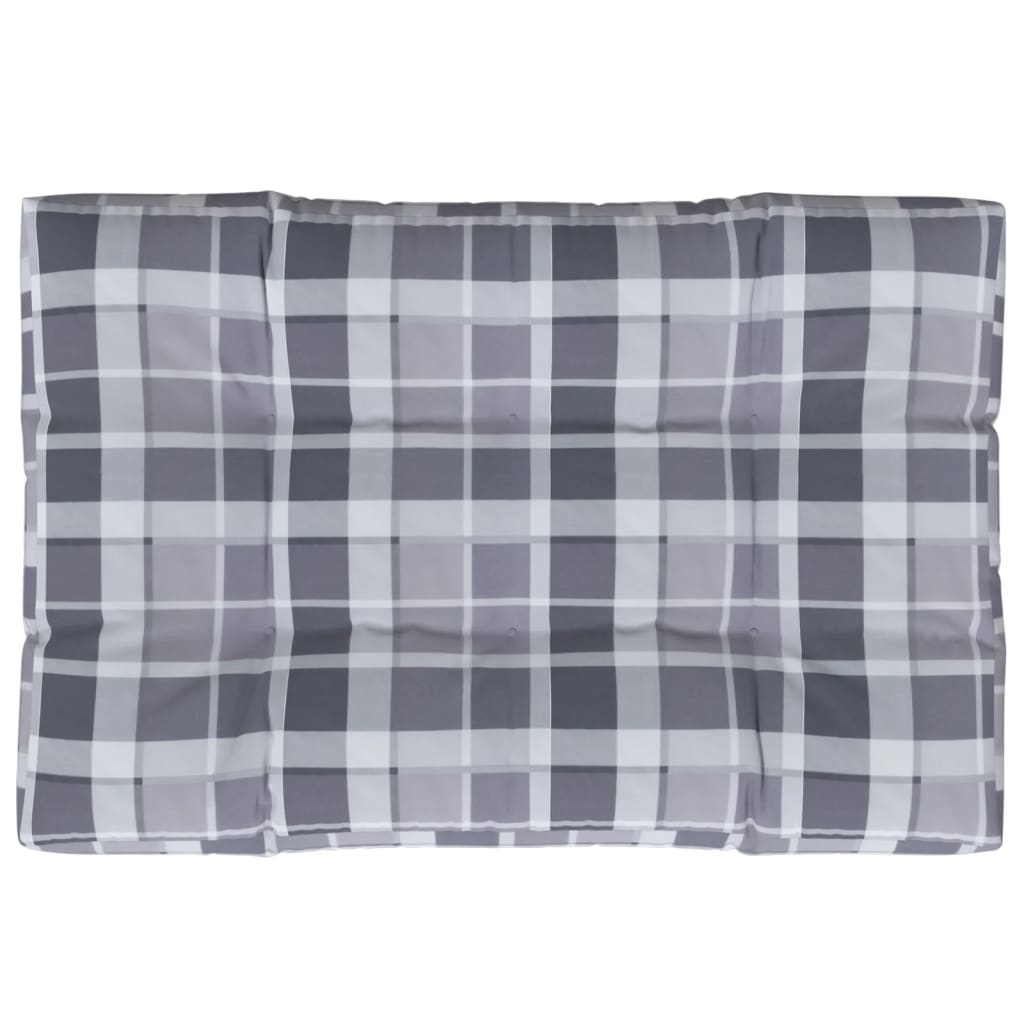 pallehynde 120x80x12 cm stof gråternet