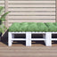 pallehynde 120x80x12 cm stof bladmønster