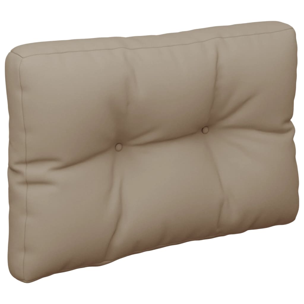 pallehynde 60x40x12 cm stof gråbrun