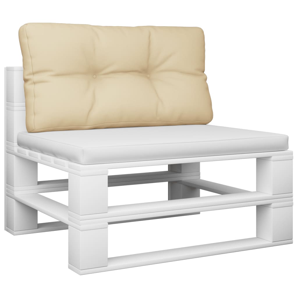 pallehynde 70x40x12 cm stof beige