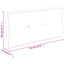 pallehynde 70x40x12 cm stof rød