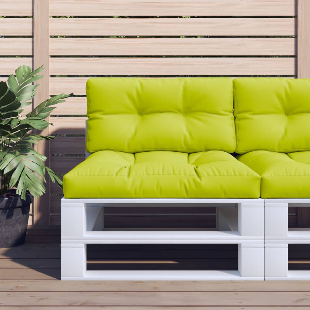 pallehynde 70x40x12 cm stof lysegrøn