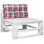 pallehynde 70x40x12 cm stof rødternet