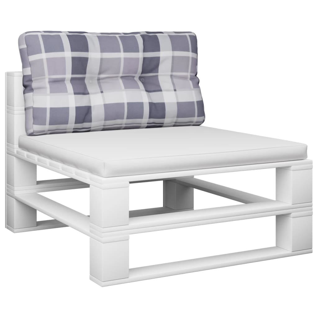 pallehynde 70x40x12 cm stof grå