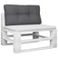 pallehynde 80x40x12 cm stof antracitgrå