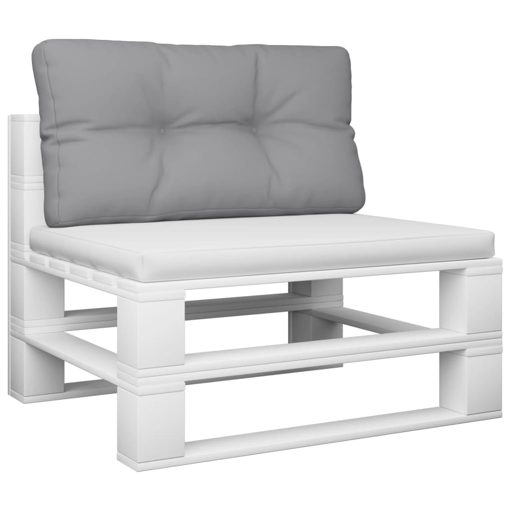 pallehynde 80x40x12 cm stof grå