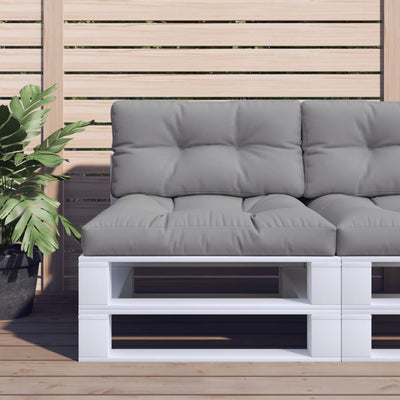 pallehynde 80x40x12 cm stof grå