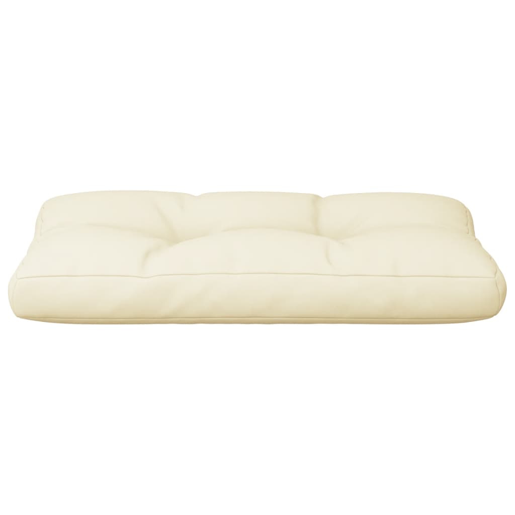 pallehynde 80x40x12 cm stof cremefarvet