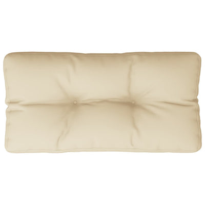 pallehynde 80x40x12 cm stof beige