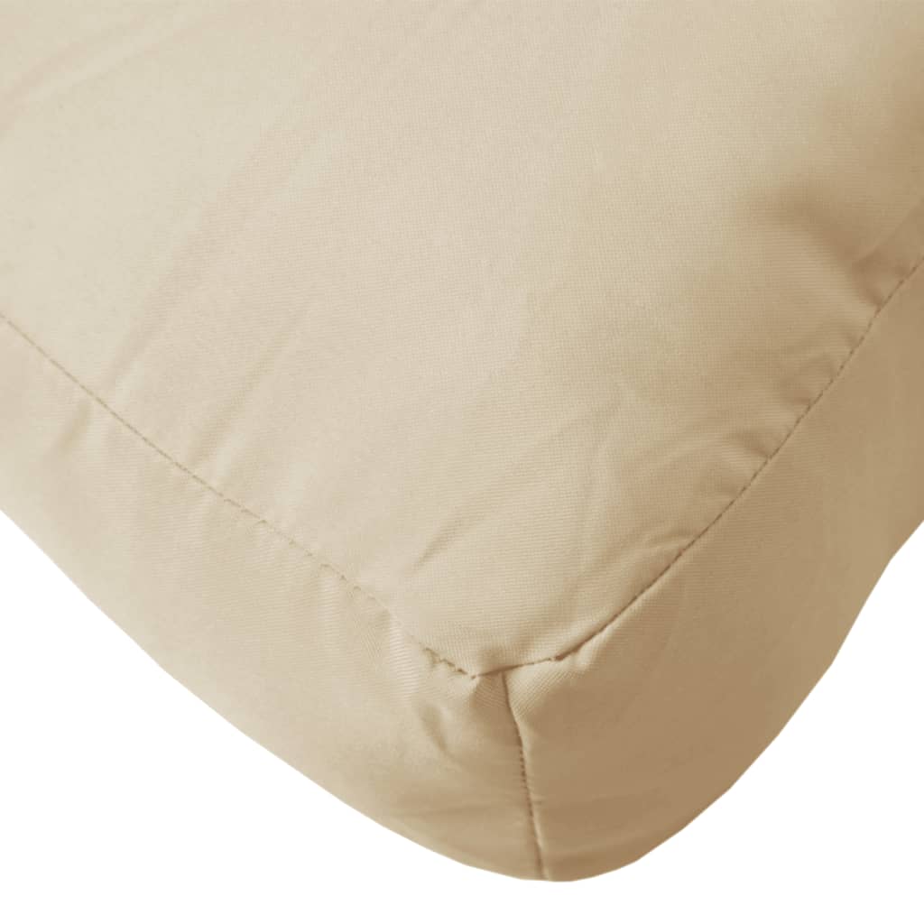 pallehynde 80x40x12 cm stof beige