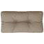 pallehynde 80x40x12 cm stof gråbrun