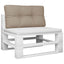 pallehynde 80x40x12 cm stof gråbrun