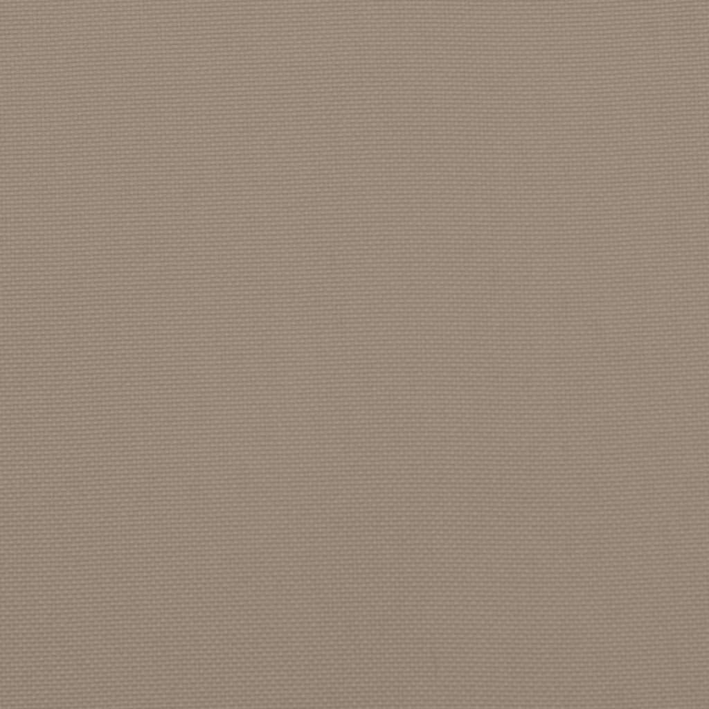 pallehynde 80x40x12 cm stof gråbrun