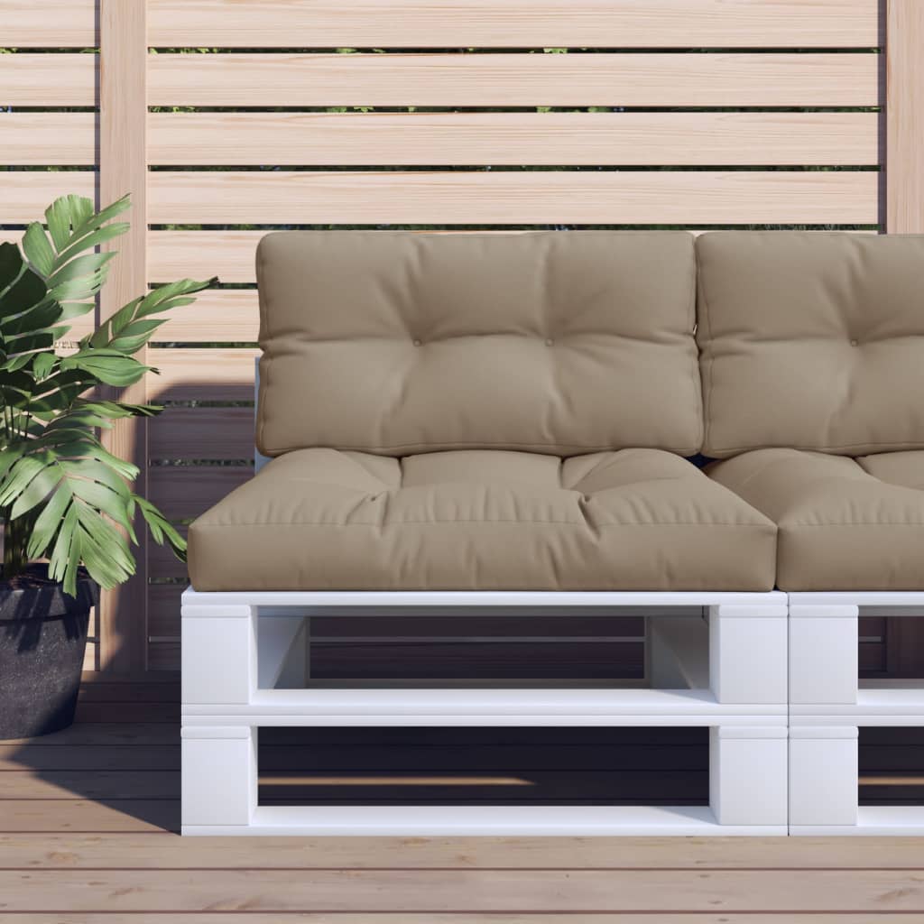 pallehynde 80x40x12 cm stof gråbrun