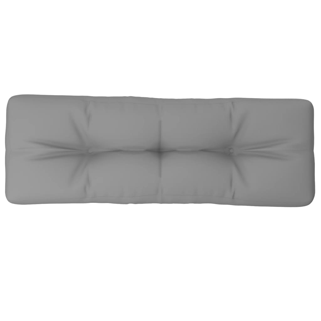pallehynde 120x40x12 cm stof grå
