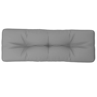 pallehynde 120x40x12 cm stof grå
