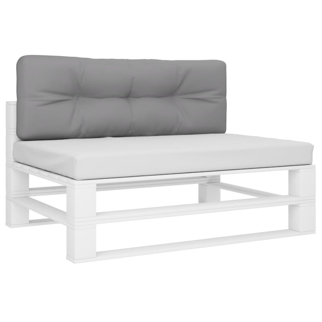 pallehynde 120x40x12 cm stof grå