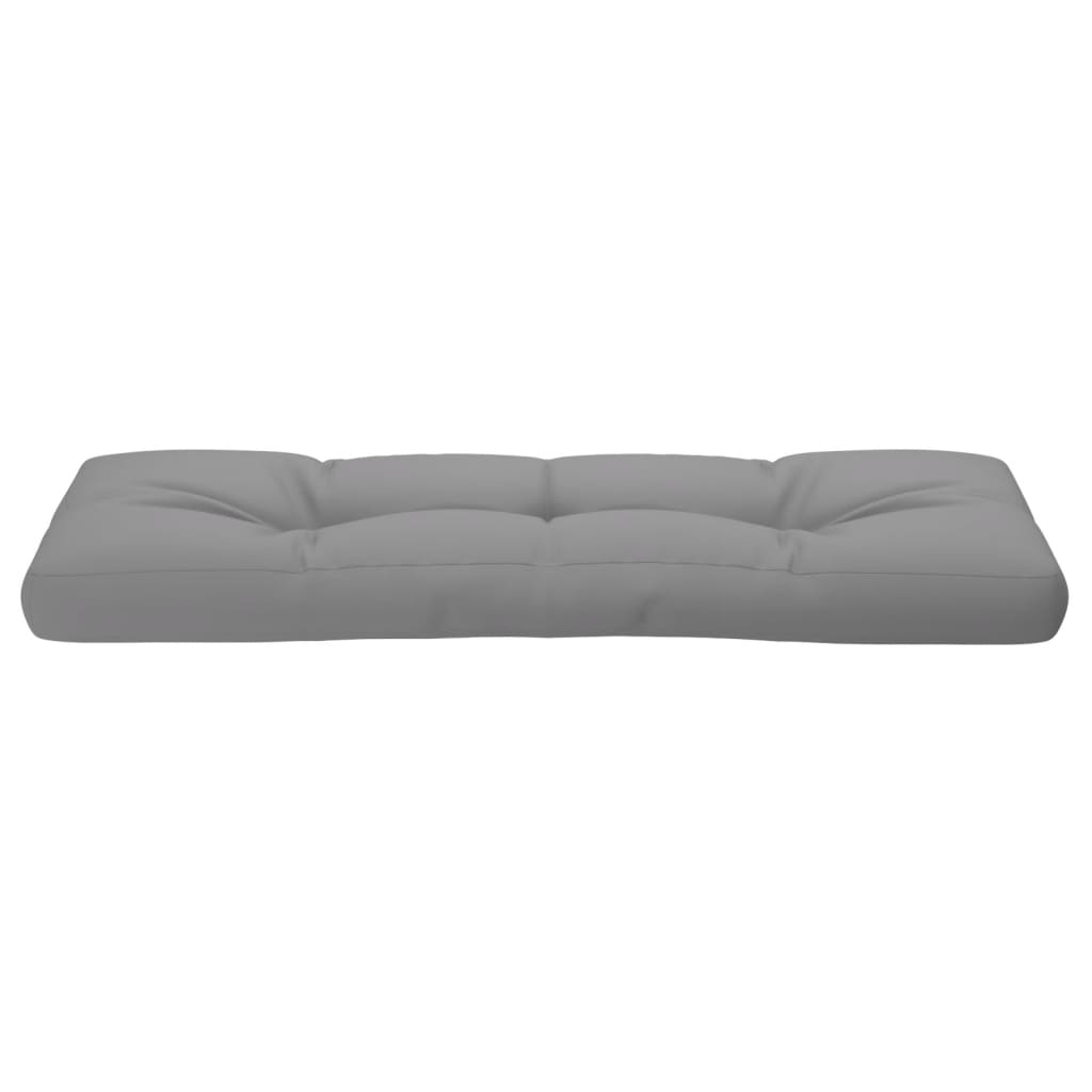 pallehynde 120x40x12 cm stof grå