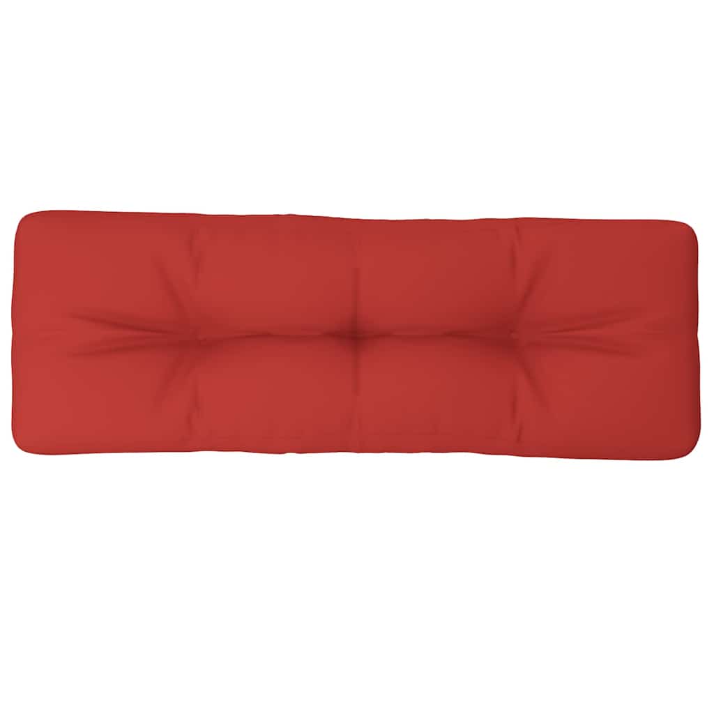 pallehynde 120x40x12 cm stof rød
