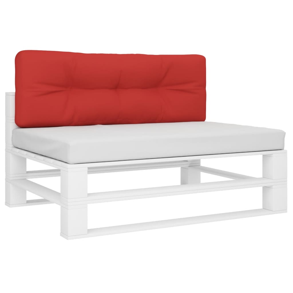 pallehynde 120x40x12 cm stof rød