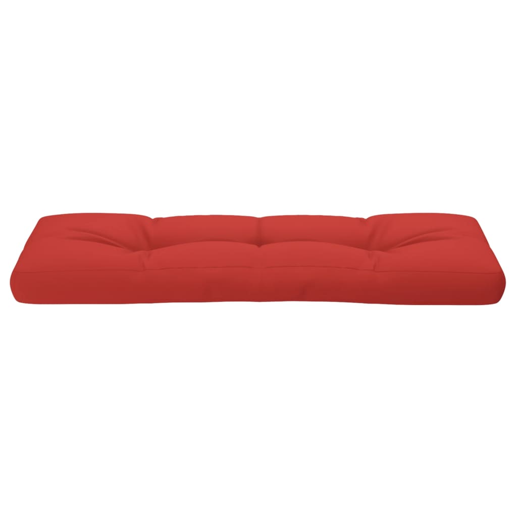 pallehynde 120x40x12 cm stof rød