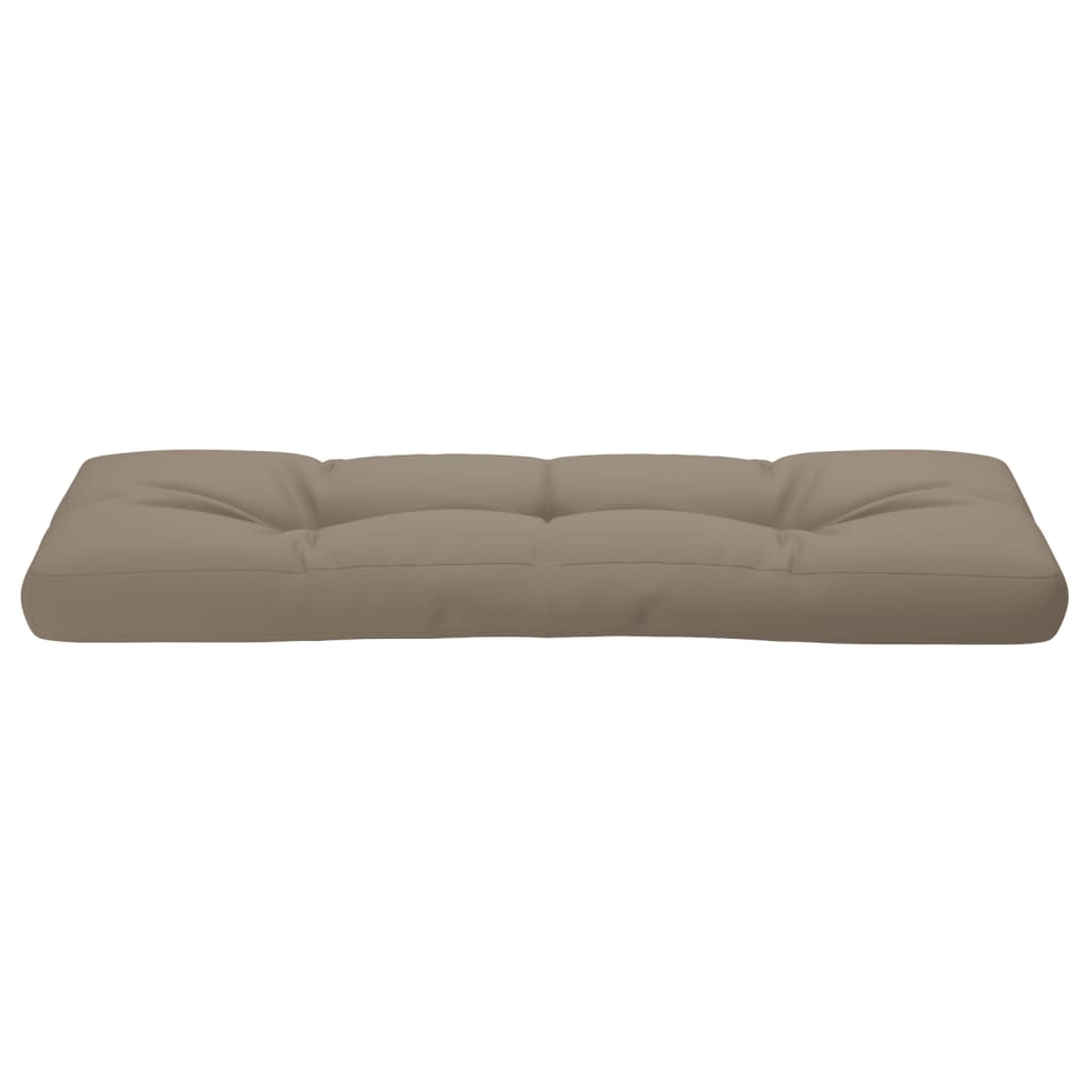 pallehynde 120x40x12 cm stof gråbrun