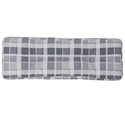 pallehynde 120x40x12 cm stof gråternet
