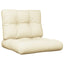 pallehynder 2 stk. stof cremefarvet
