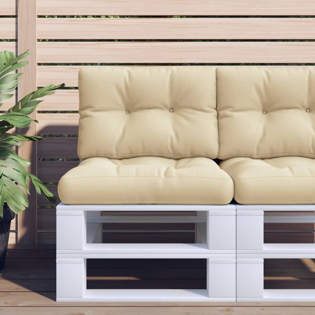 pallehynder 2 stk. stof beige